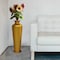 Uniquewise Decorative Modern Gold Metal Hammered Floor Flower Vase for Entryway, Living Room or Dining Room QI004250 - alternate 3